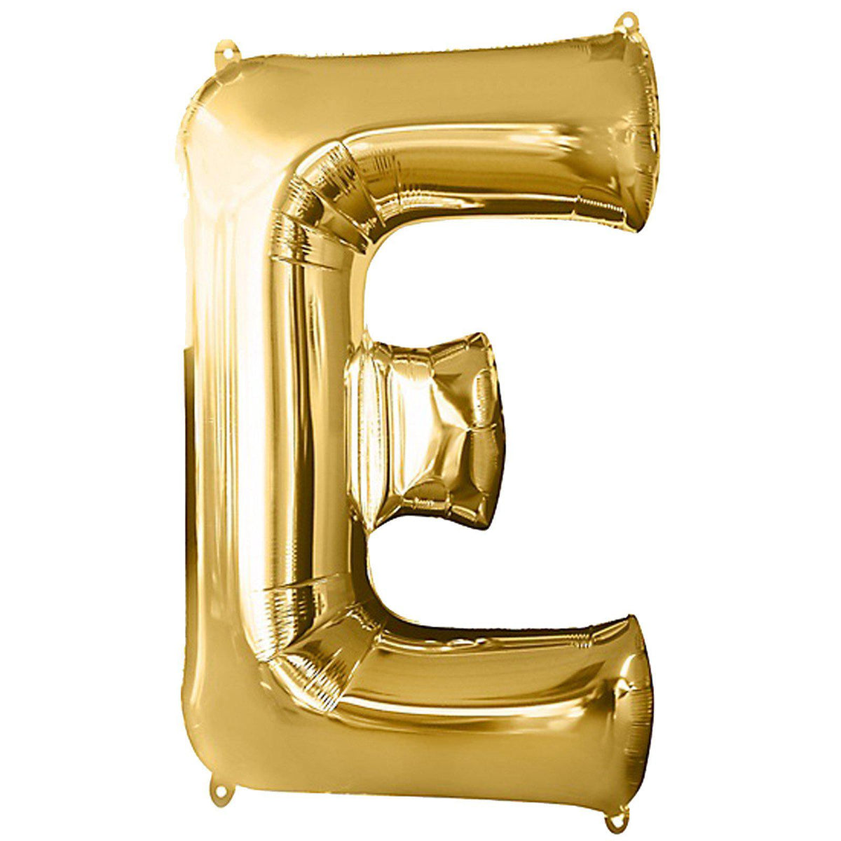 40" Shiny Metallic Gold Mylar Foil Helium Air Alphabet Letter Balloon - E